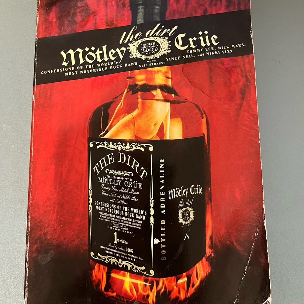 The Dirt, Motley Crue Book, Used